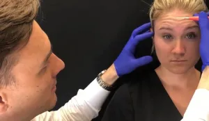 example of Botox being administered