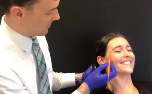 example of Botox being administered