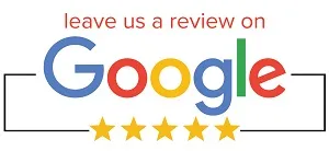 Button to leave a review on Google