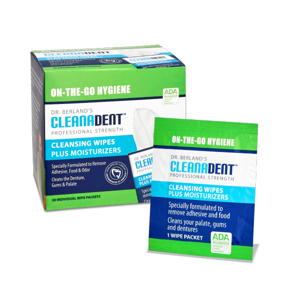 Dr. Berland's Cleanadent Denture & Gum Wipes