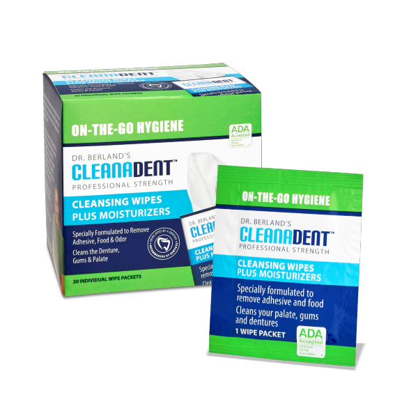 Dr. Berland's Cleanadent Denture & Gum Wipes