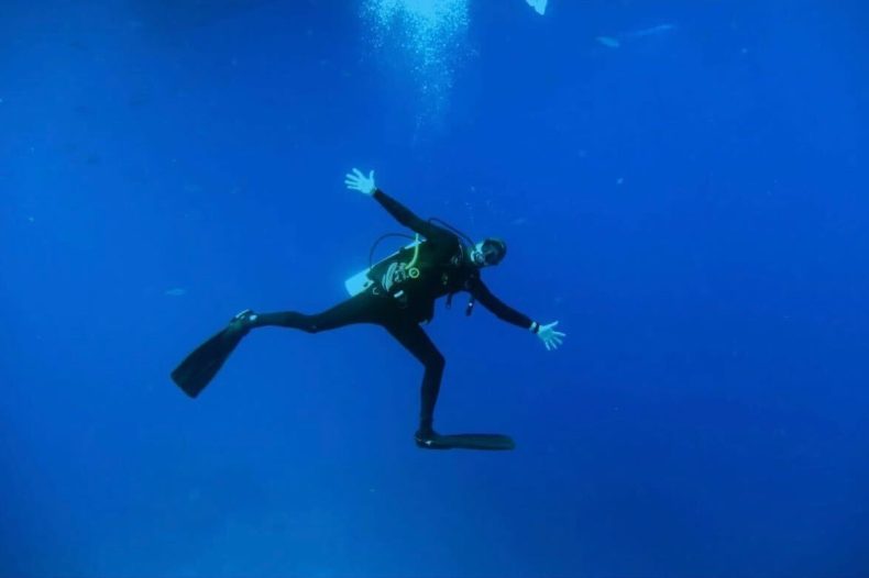 Dr. Taylor Scuba Diving